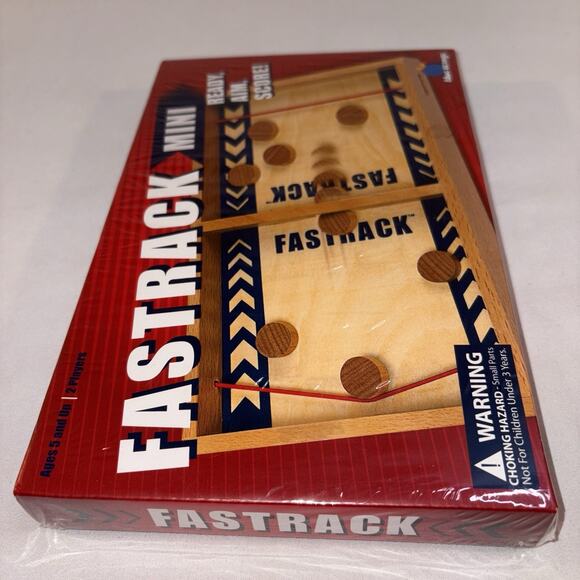 Blue Orange 00482 - Fastrack Mini - All Wooden Game 2016 - Sealed Mint NEW - Picture 2 of 7